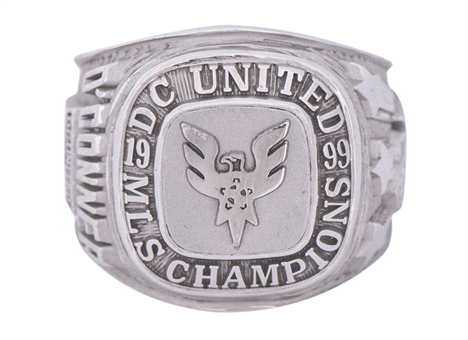 1999 DC United MLS Championship Staff Ring - 18K, Tiffany